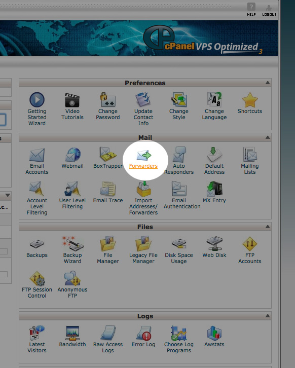 cpanel screenshot 1